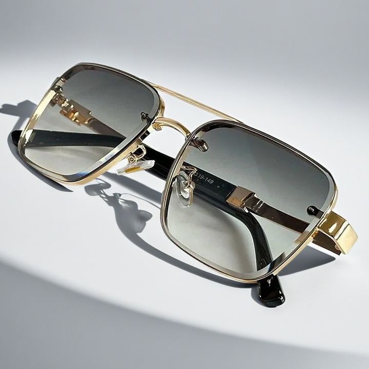 Diego Gold Aviator Sunglasses