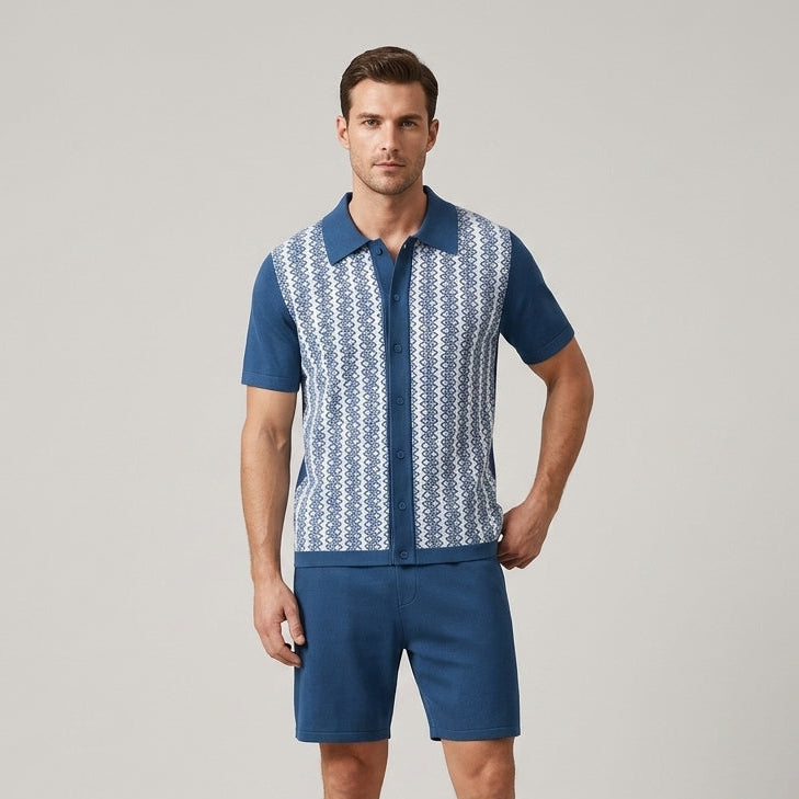Dorian Jacquard Knit Set