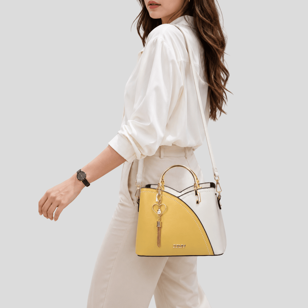 Isabella Colorblock Handle Bag