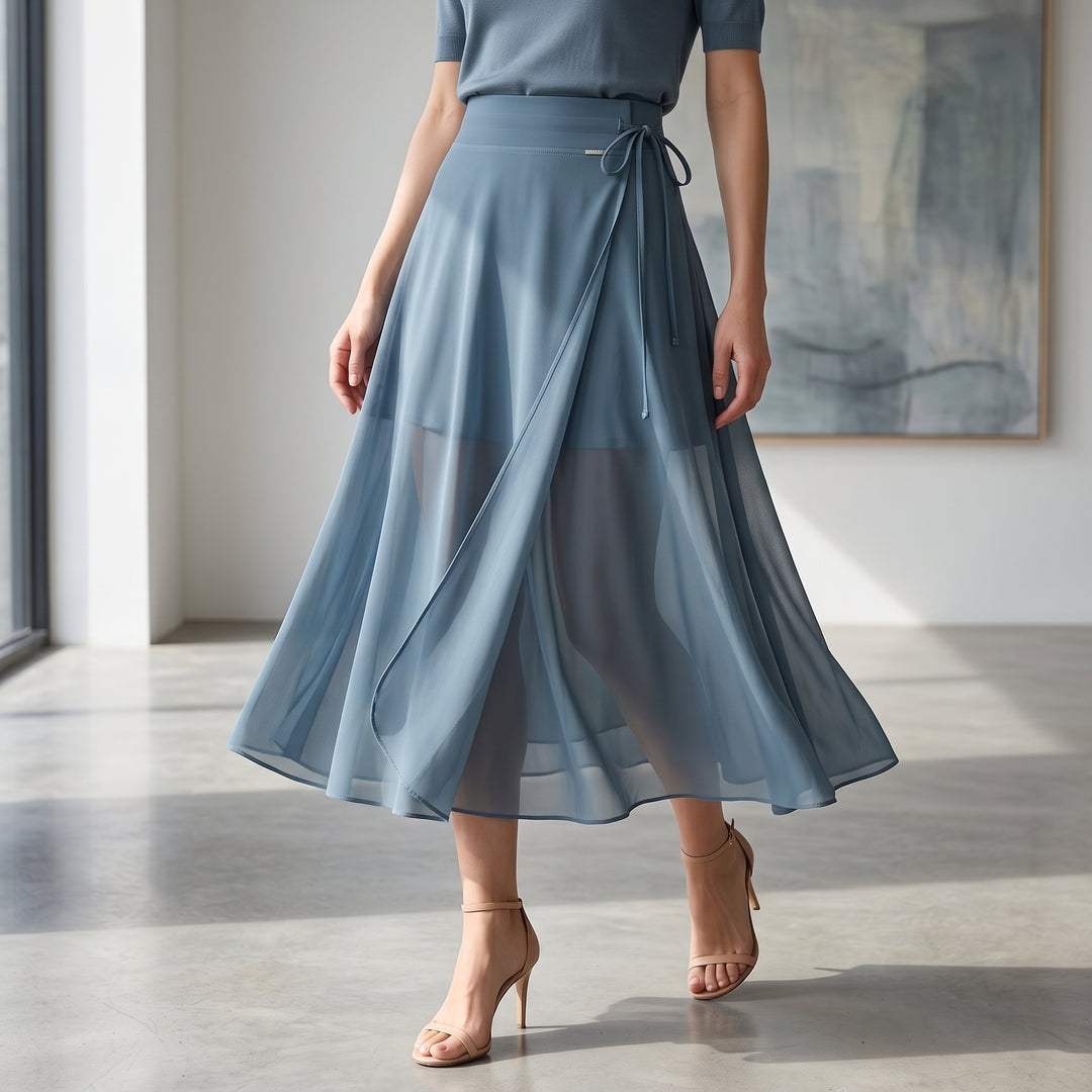 Celestine Layered Tulle Wrap Skirt