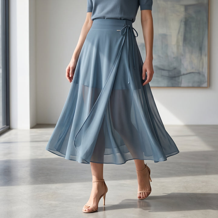 Celestine Layered Tulle Wrap Skirt