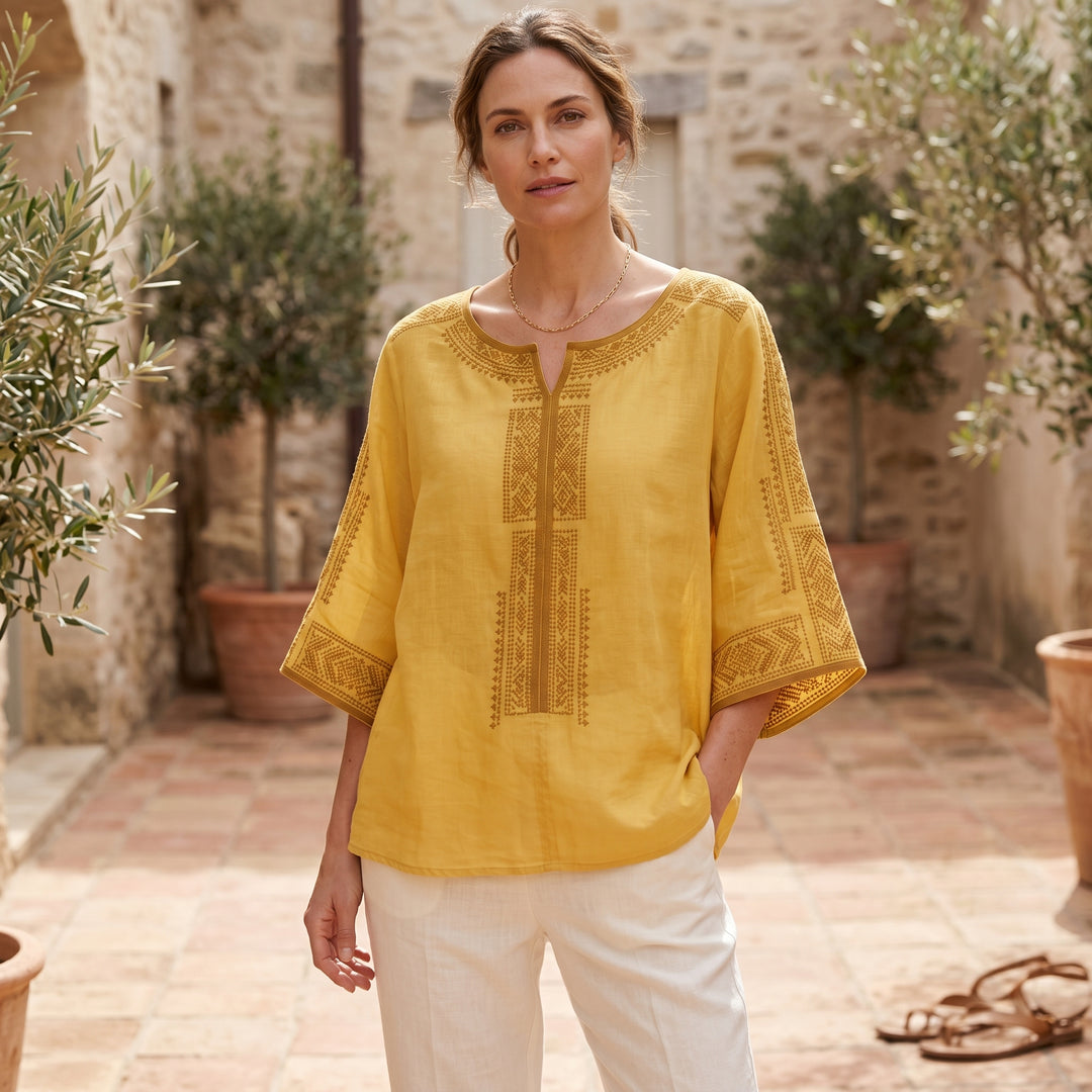 Aneesa Ornate Embroidered Blouse