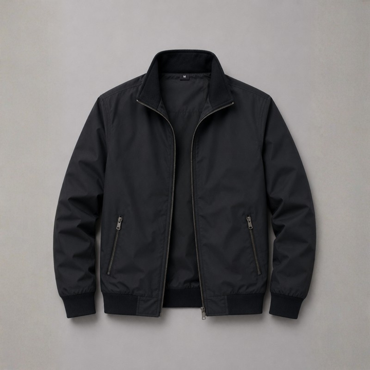 Julian Stand Collar Zip Jacket