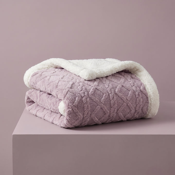 Harper Ridge Sherpa Fleece Throw