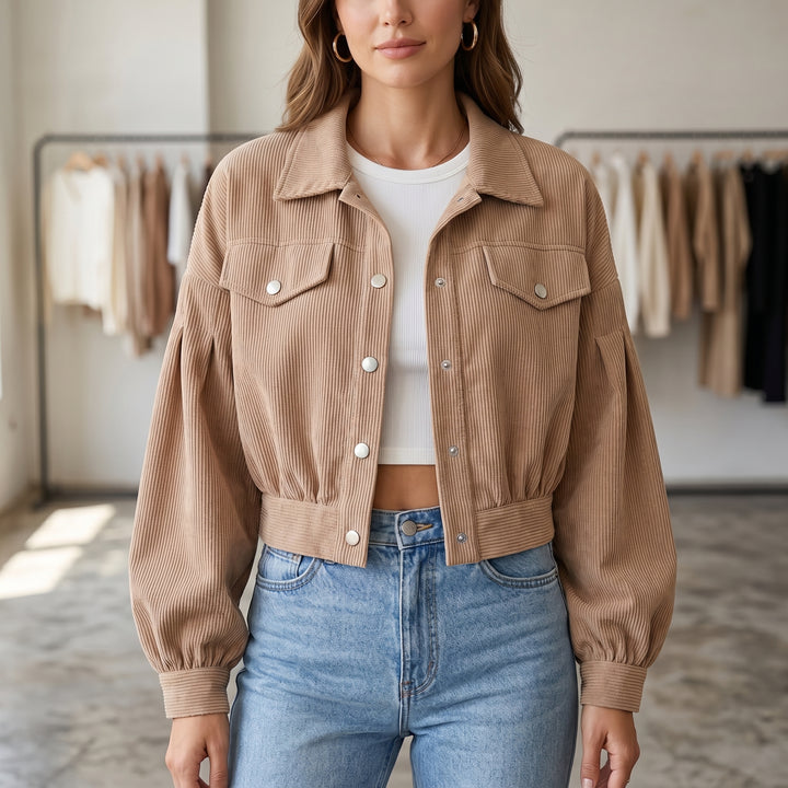 Ashbourne Cropped Corduroy Jacket