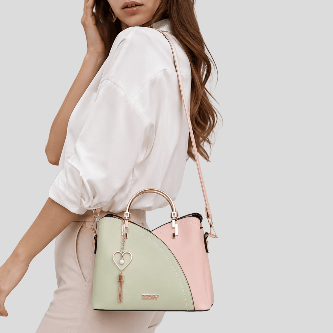 Isabella Colorblock Handle Bag