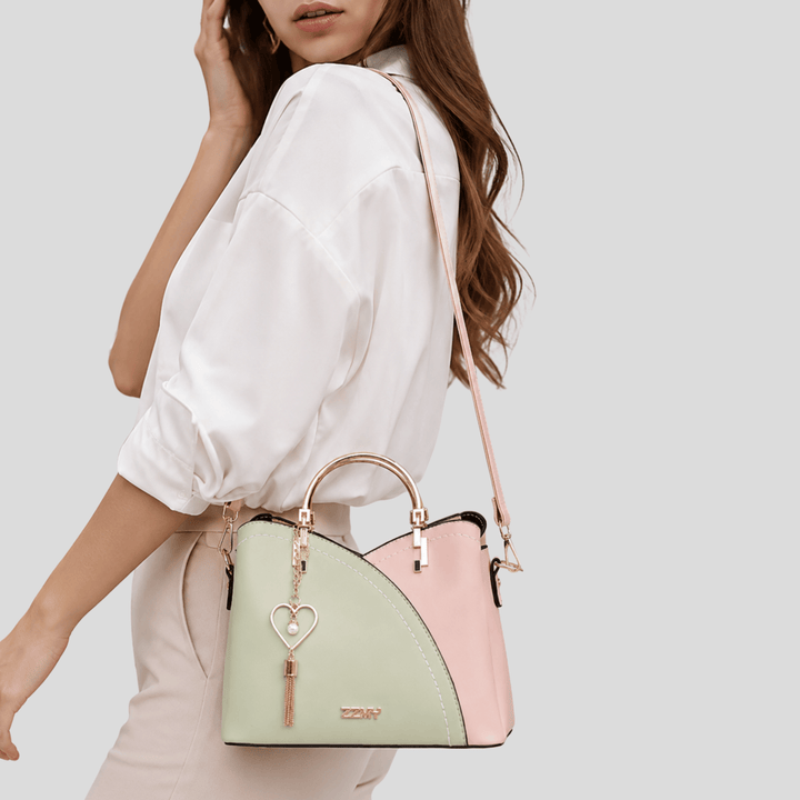 Isabella Colorblock Handle Bag