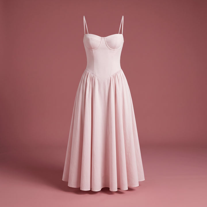 Aurelia Hart Corset Midi Dress