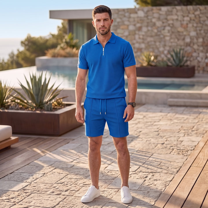Harlow Zip Polo Lounge Set