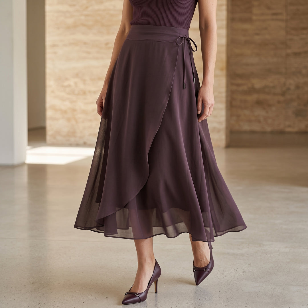 Celestine Layered Tulle Wrap Skirt