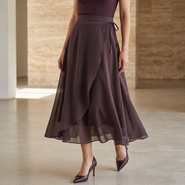 Celestine Layered Tulle Wrap Skirt