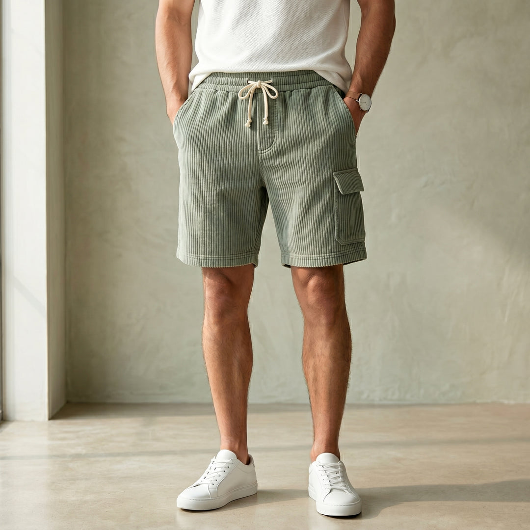 Hermosa Corduroy Cargo Shorts