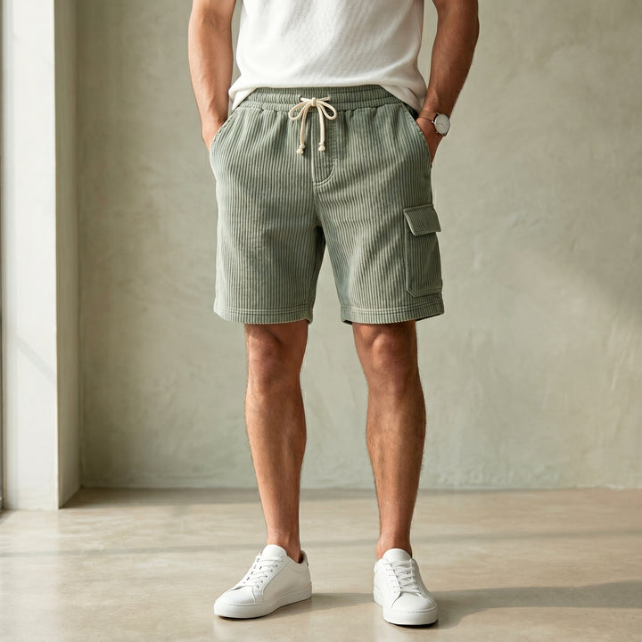 Hermosa Corduroy Cargo Shorts