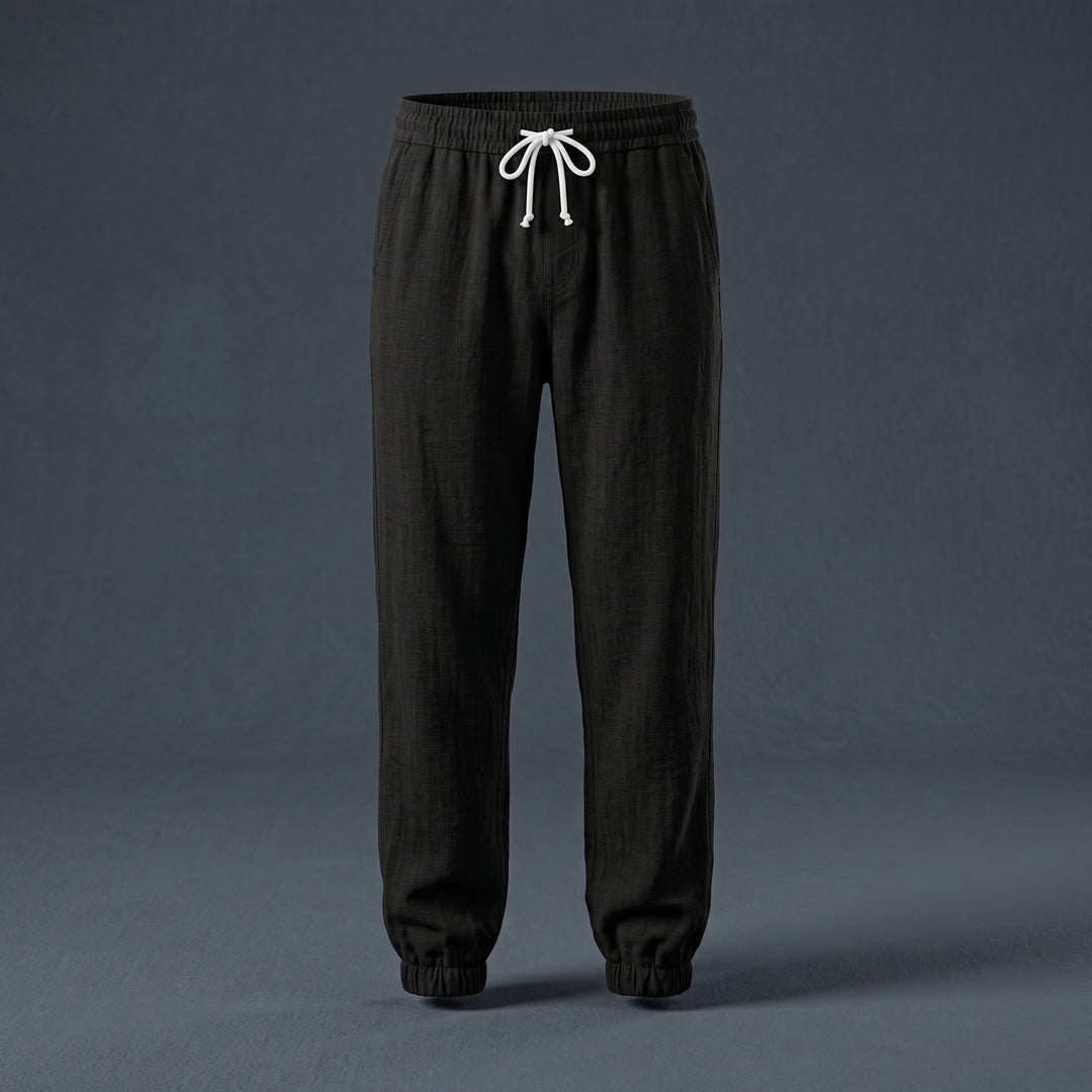 Elliot Hayes Linen Jogger Trousers