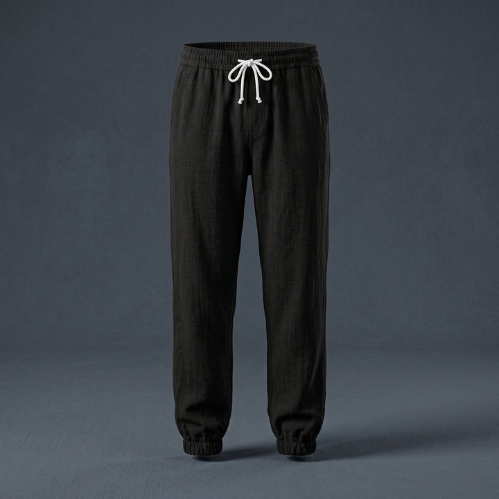 Elliot Hayes Linen Jogger Trousers