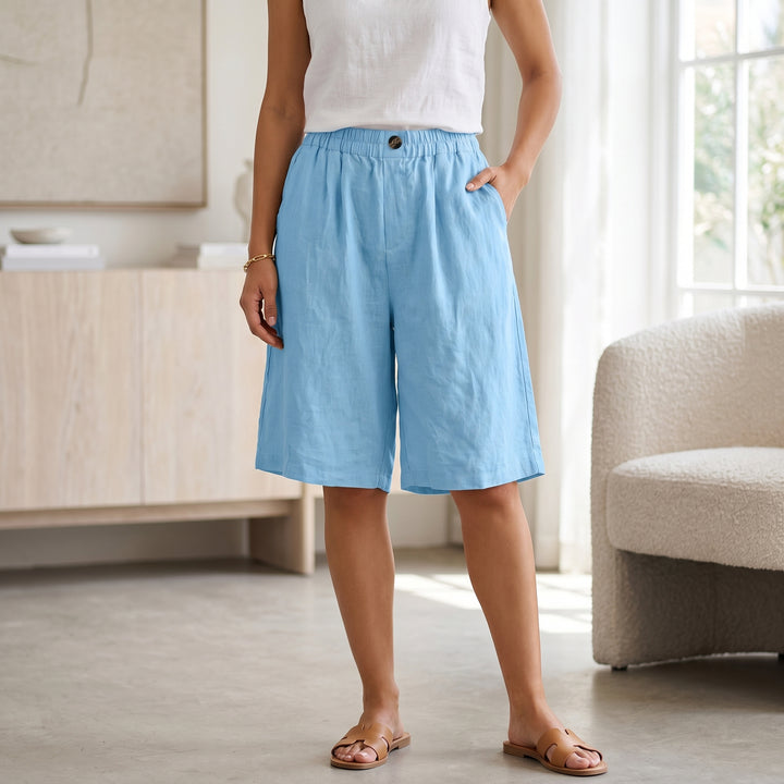 Olivia Breeze Linen Shorts
