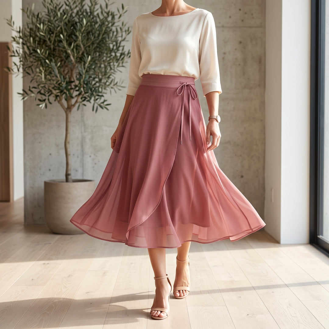 Celestine Layered Tulle Wrap Skirt