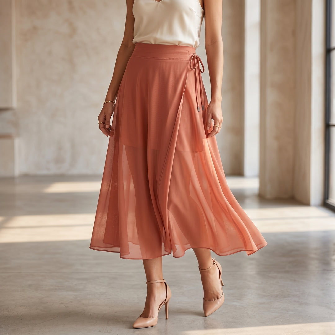 Celestine Layered Tulle Wrap Skirt