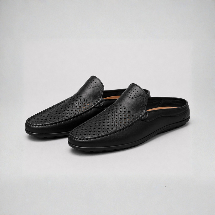 Antonio Perforated Leather Loafer