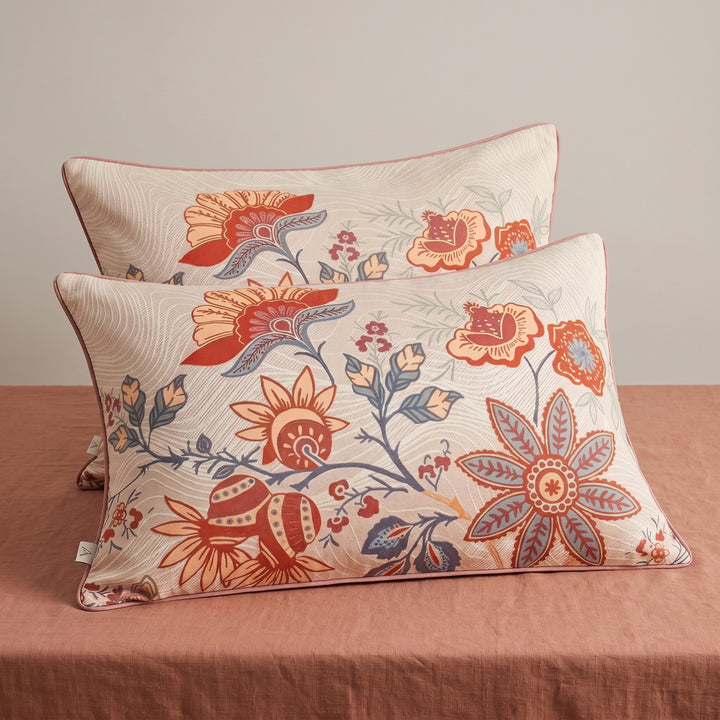 Willow Bloom Botanical Pillow Cover Set