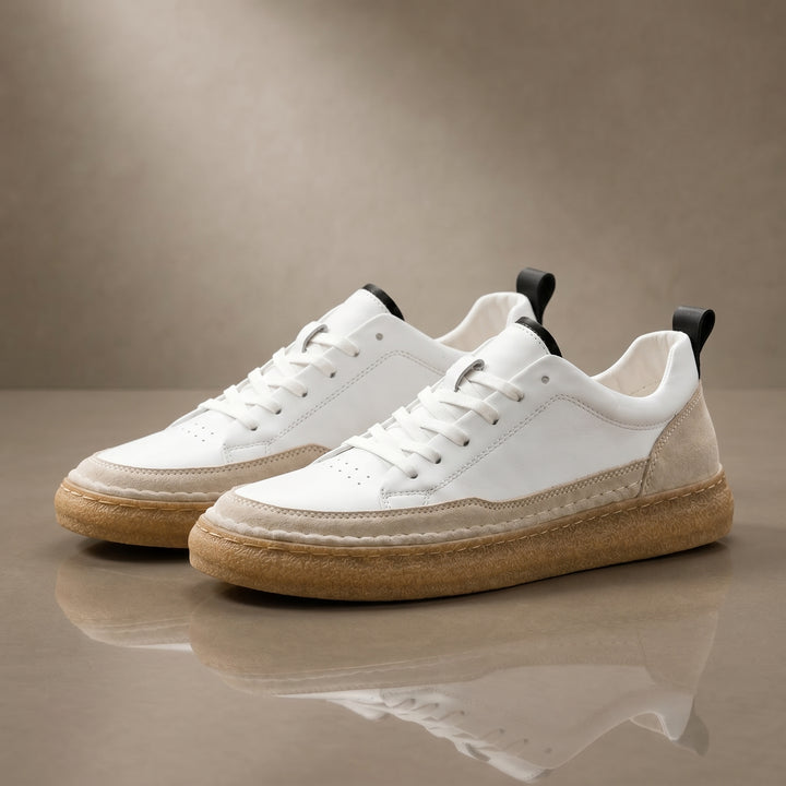 Crosby Premium Leather Court Sneakers