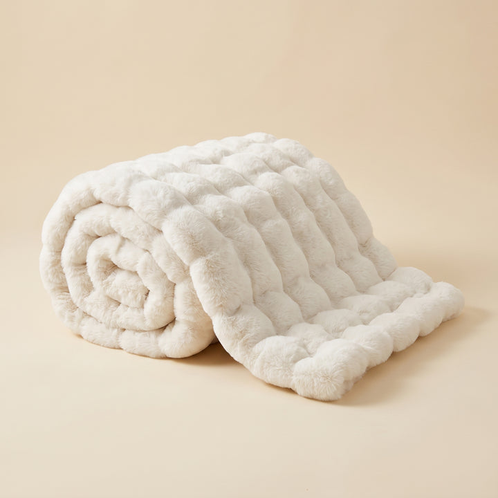 Maribel Cloud Faux Fur Blanket