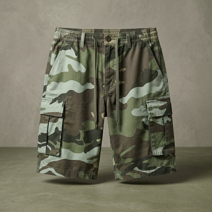 Ridgeway Camo Utility Cargo Shorts