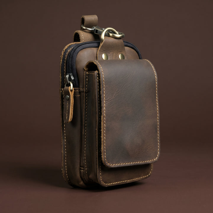 Grayson Holt Leather Utility Waist Bag