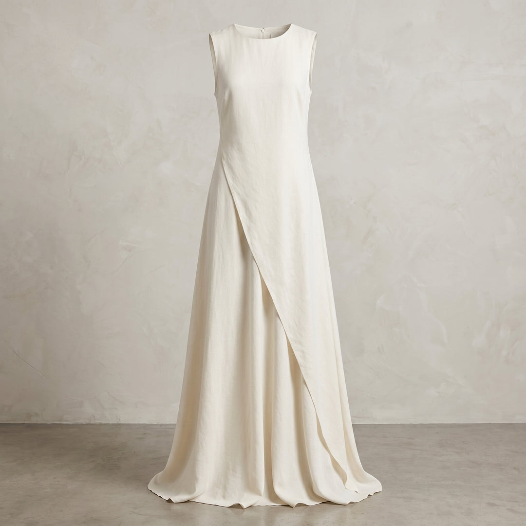 Nadia Asymmetric Maxi Dress