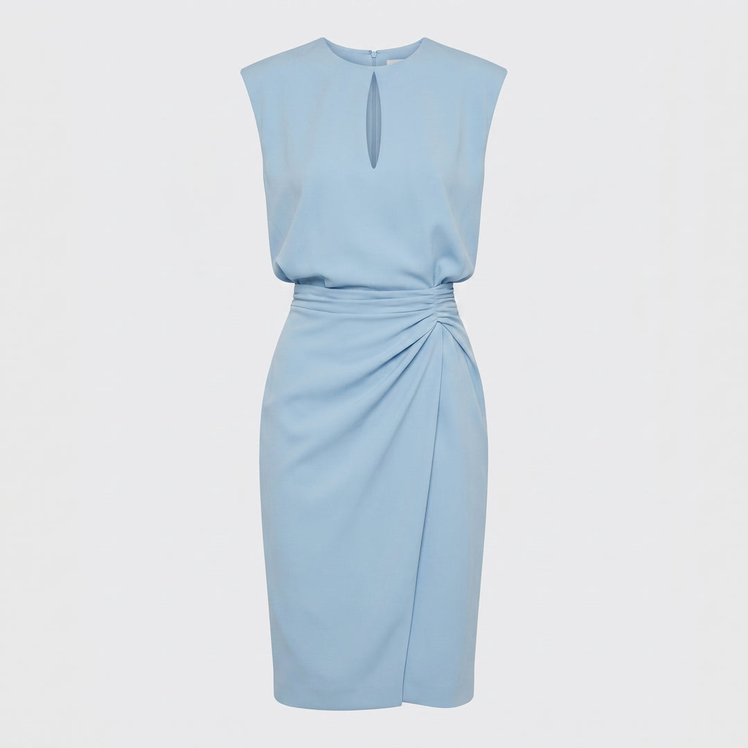 Aria Kensington Ruched Midi Dress