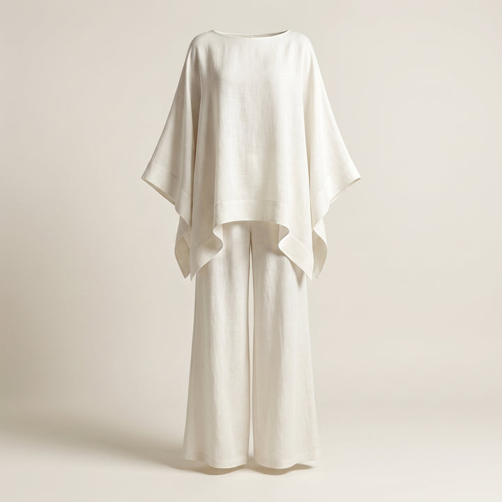 Seraphine Vale Linen Wide Leg Pant Set