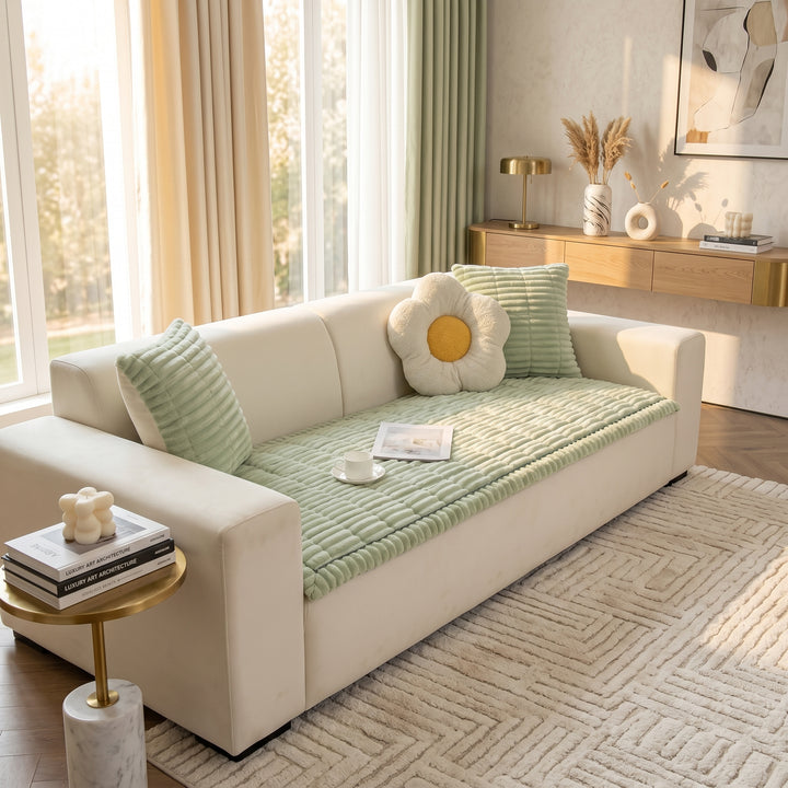 Serena Willow Quilted Sofa Protector