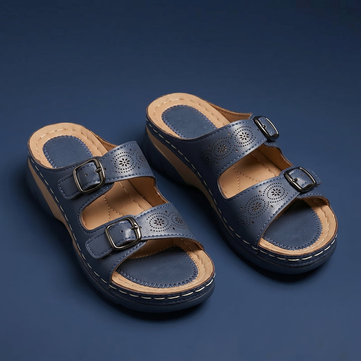 Madeline Comfort Buckle Sandals
