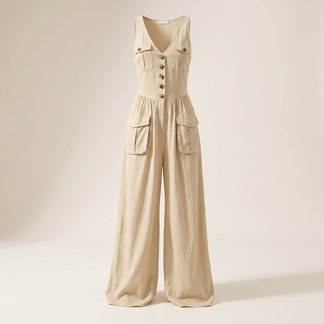 Elise Utility Wide Leg Jumpsuit