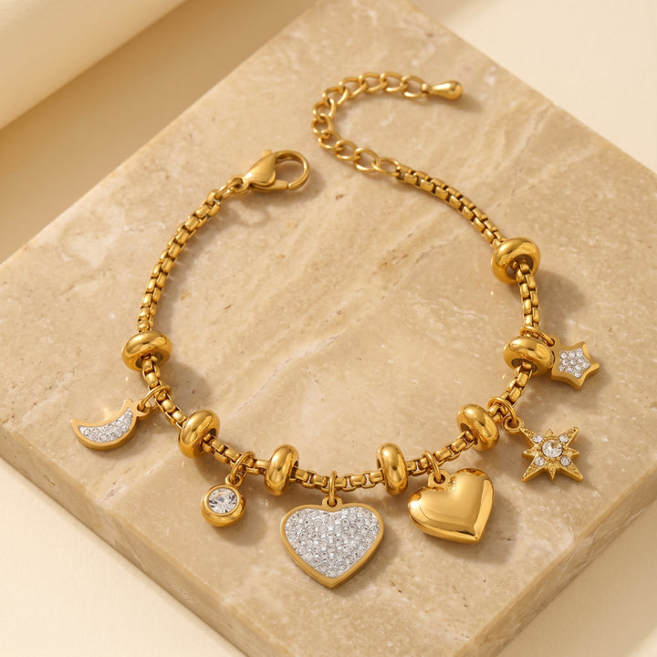 Mila Celeste Charm Bracelet