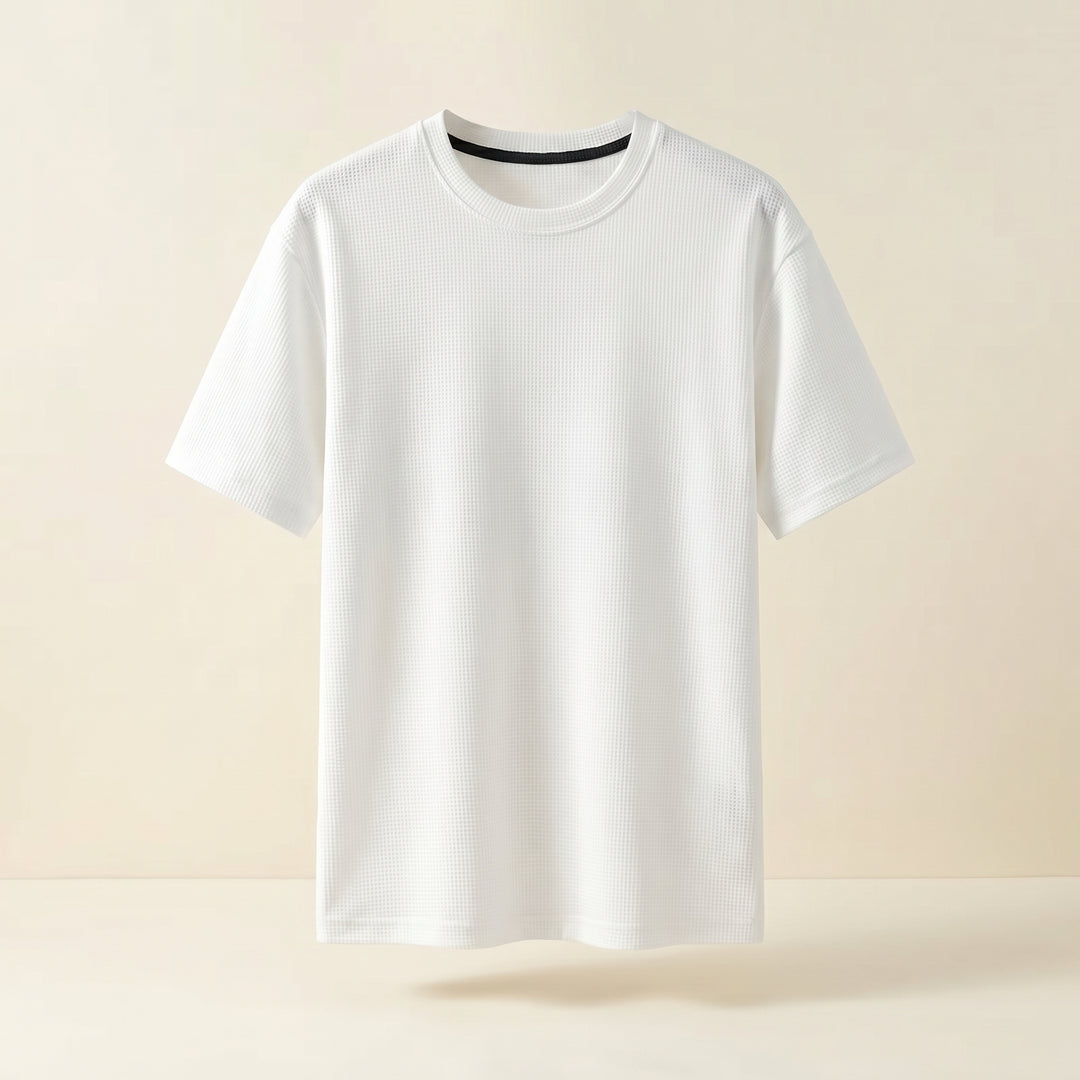 Adrian Waffle Crew Neck T-Shirt
