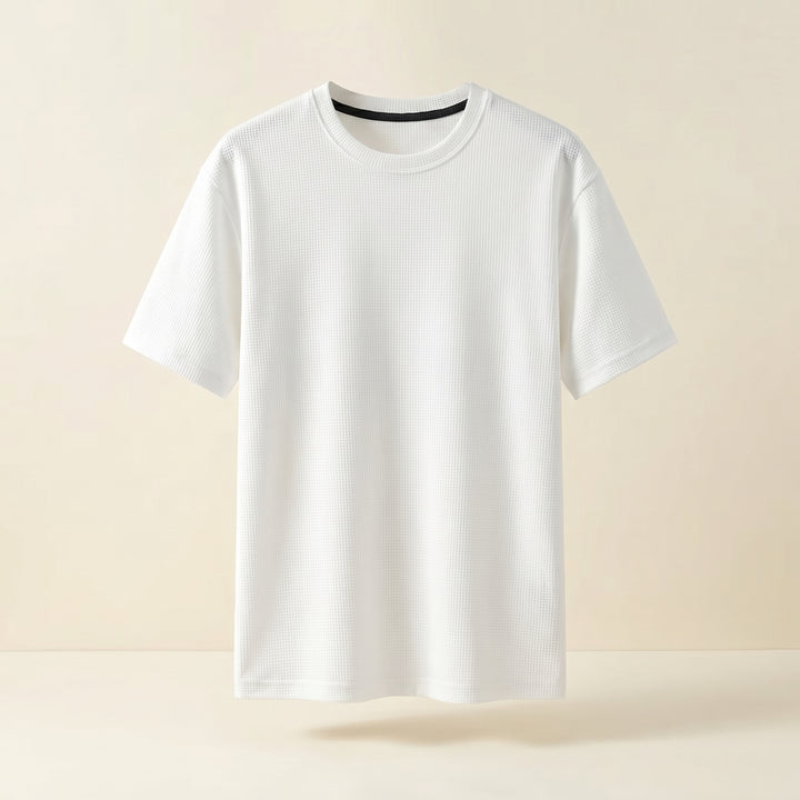 Adrian Waffle Crew Neck T-Shirt