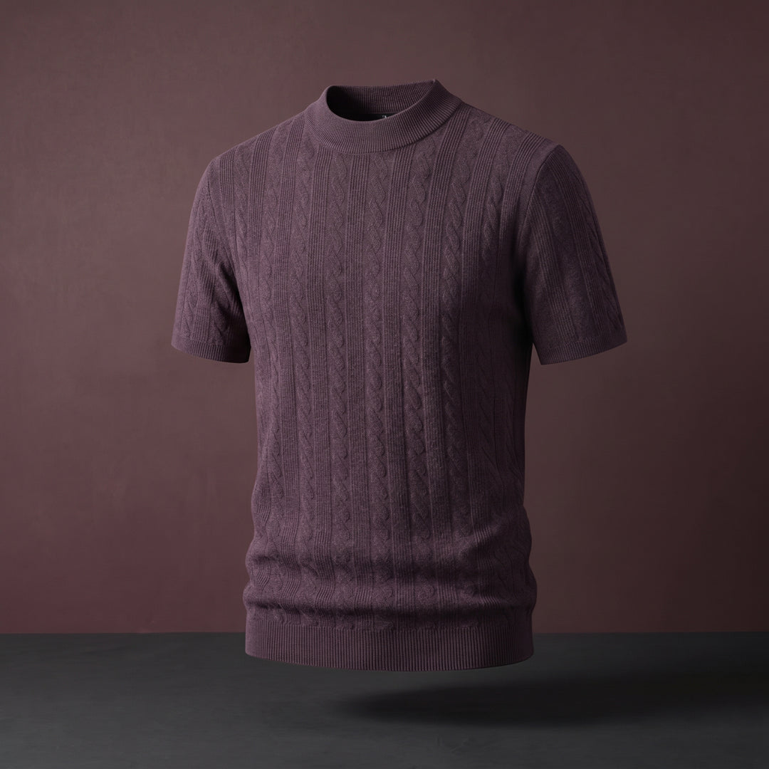Cassian Mock Neck Knit Sweater