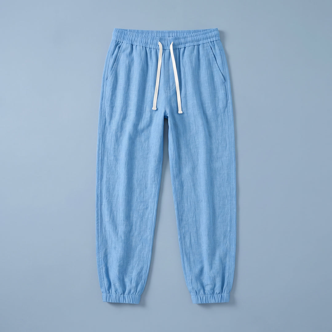 Elliot Hayes Linen Jogger Trousers