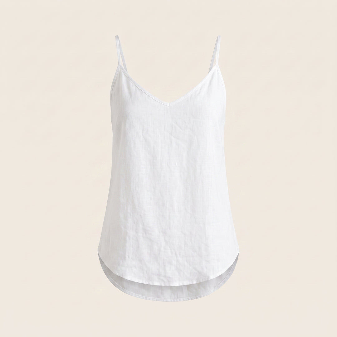 Natalie Brooks Linen Cami Top