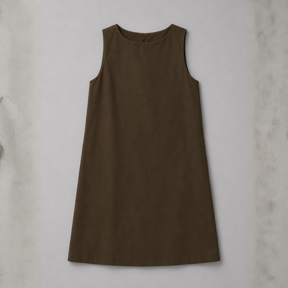 Marina Linen Shift Mini Dress