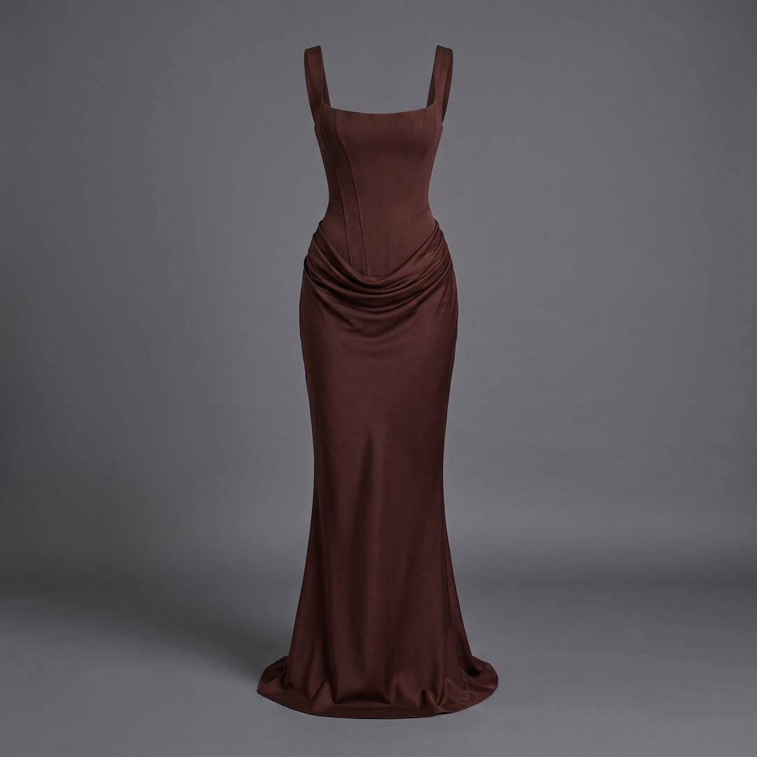 Valencia Sculpted Corset Gown