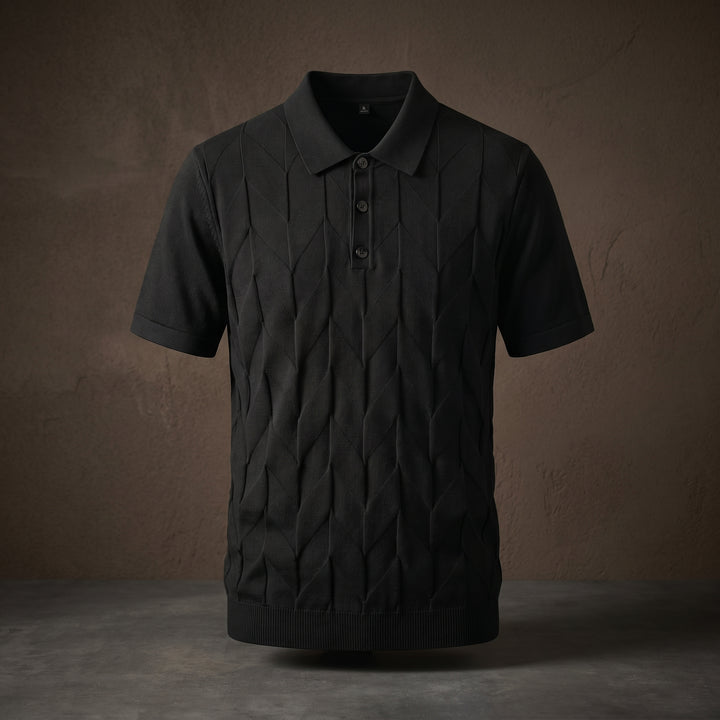Nico Cable Knit Polo Shirt
