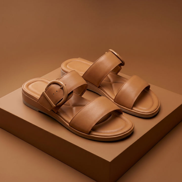 Savannah Comfort Buckle Slides