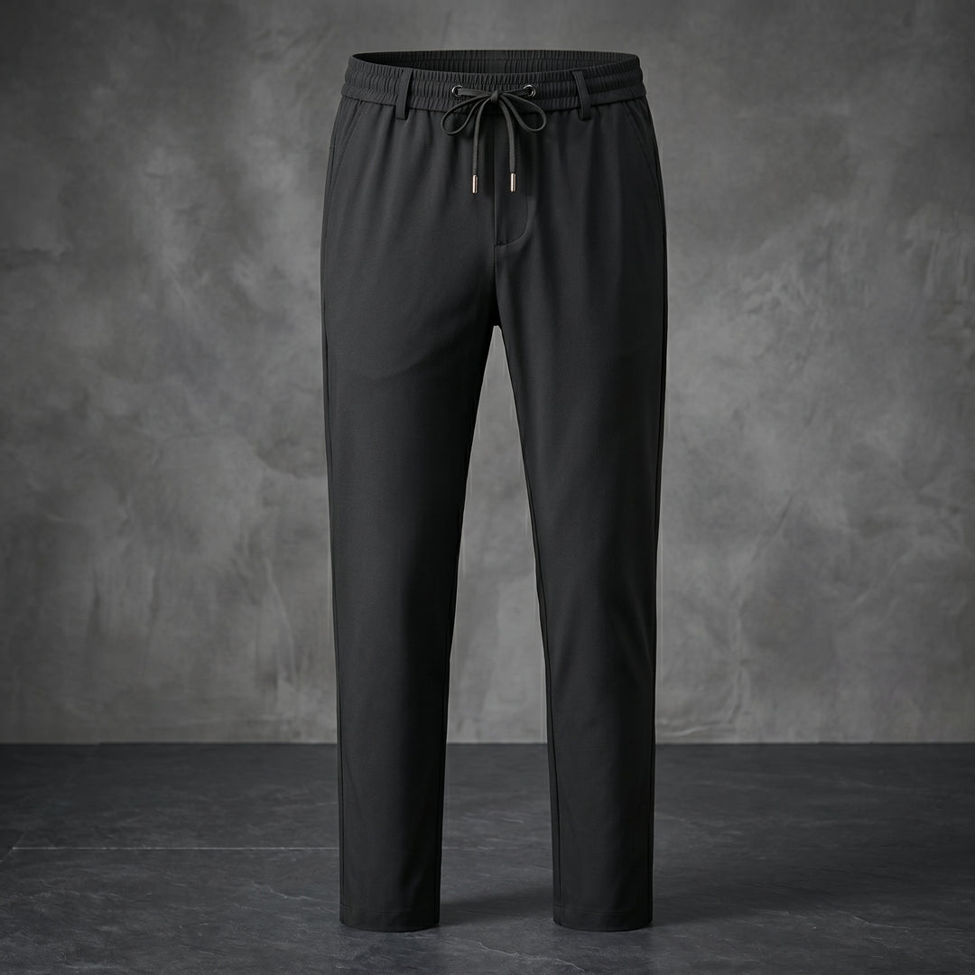 Asher Stretch Drawstring Trousers