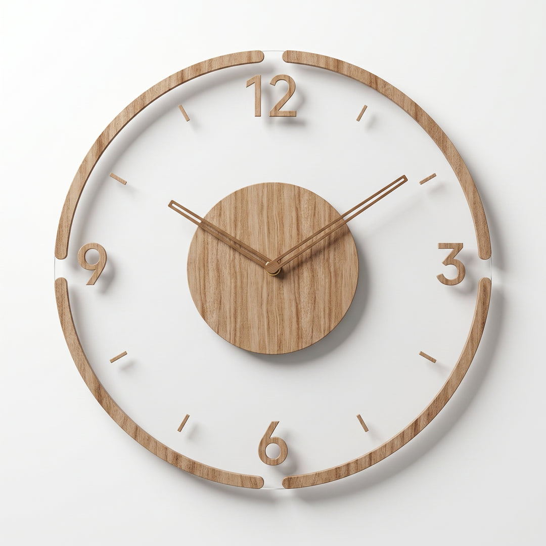 Alden Grove Wooden Wall Clock