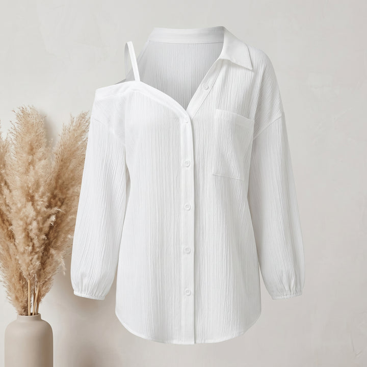 Isabella Breeze One Shoulder Blouse