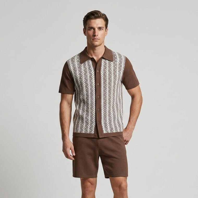 Dorian Jacquard Knit Set