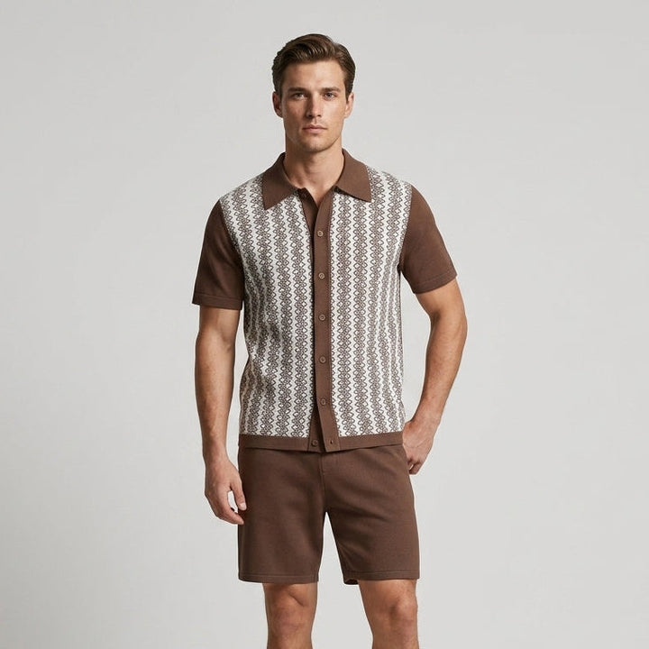 Dorian Jacquard Knit Set
