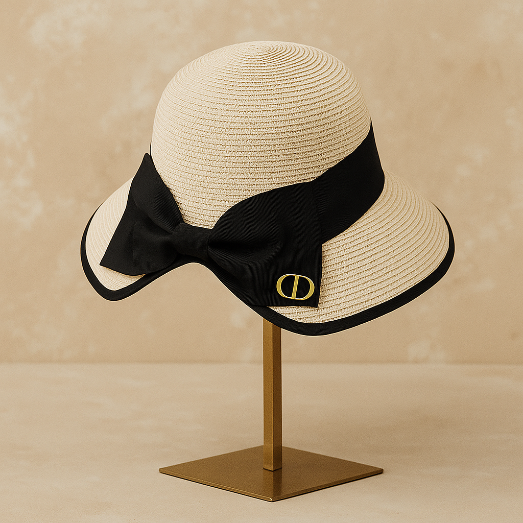 Camille Bow Straw Hat